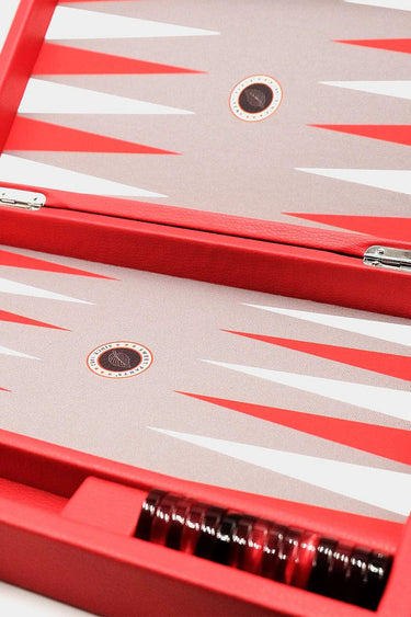 BACKGAMMON MEDIUM RED