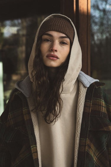 CRAFTED HOOD WHITE PEPPER