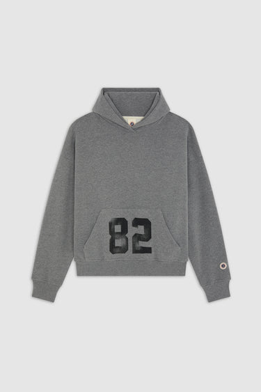 82 HOODIE DARK MARL