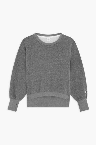 DISTRESSED CREW DARK MARL