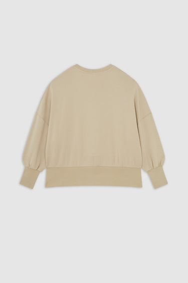 DISTRESSED CREW WHITE PEPPER