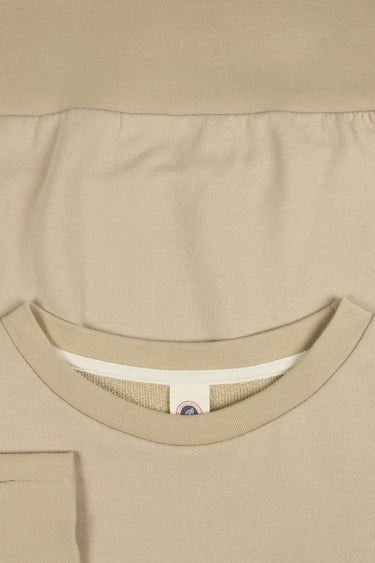 DISTRESSED CREW WHITE PEPPER