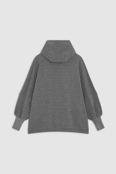 DISTRESSED HOOD DARK MARL