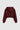 DYE CROP HOOD MERLOT