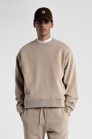 F ICONIC CREW 2 WHITE PEPPER