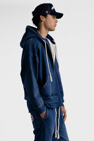 INDIGO ZIP DARK BLUE