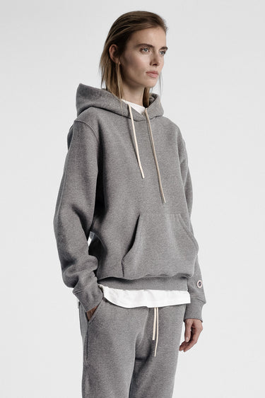 F ICONIC HOOD DARK MARL