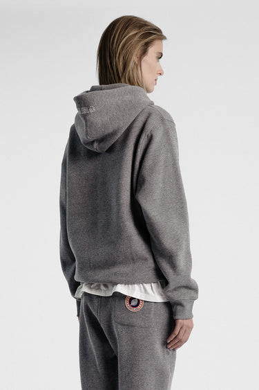 F ICONIC HOOD DARK MARL