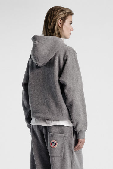 F ICONIC ZIP DARK MARL