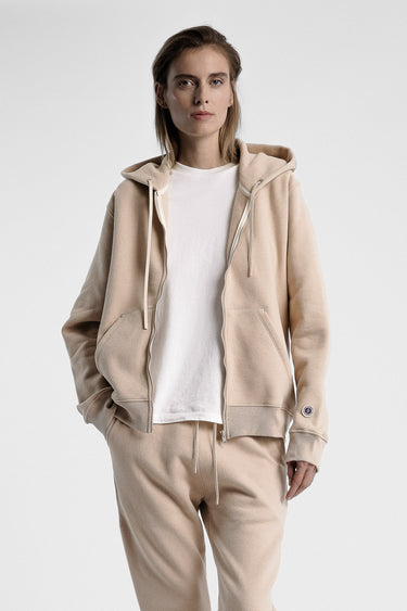 F ICONIC ZIP WHITE PEPPER