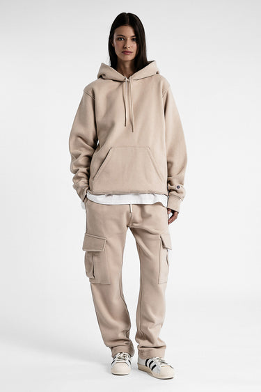 F ICONIC HOOD WHITE PEPPER