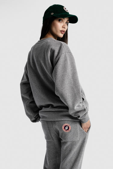 F ICONIC CREW 2 DARK MARL