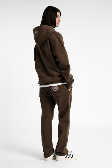 F ICONIC HOOD DARK EARTH