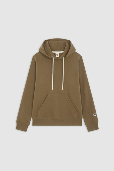 F ICONIC HOOD DARK EARTH