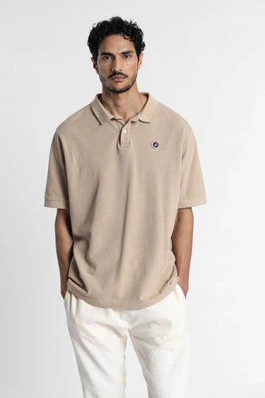FADED POLO WHITE PEPPER