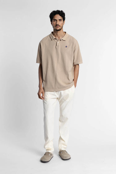 FADED POLO WHITE PEPPER