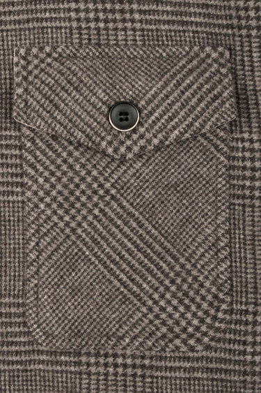 HOOD COAT WHITE PEPPER