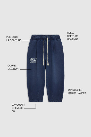 INDIGO BALLOON PRINT DARK BLUE