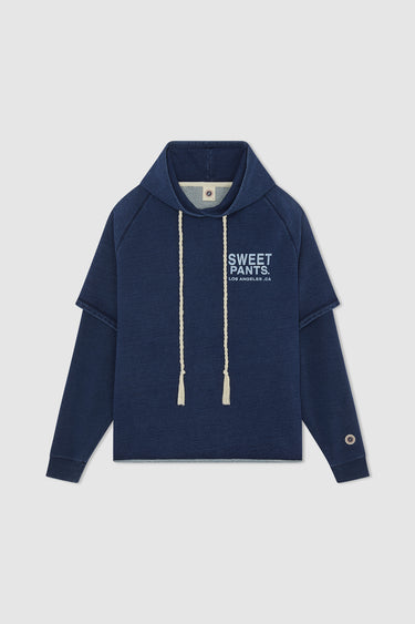 INDIGO HOOD DARK BLUE