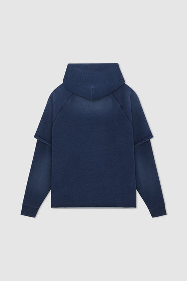 INDIGO HOOD DARK BLUE
