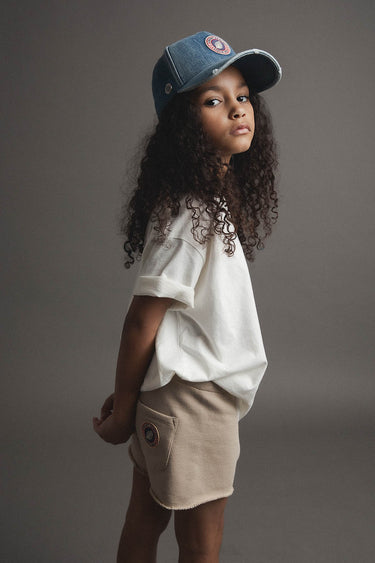 KID ENDLESS SHORT WHITE PEPPER