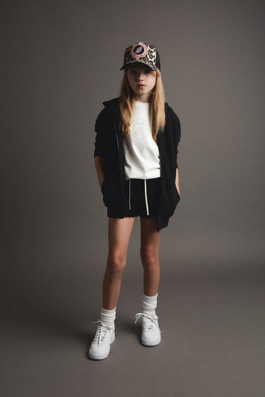 KID ENDLESS ZIP BLACK