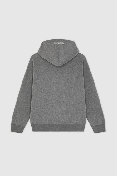 KID F ICONIC ZIP DARK MARL