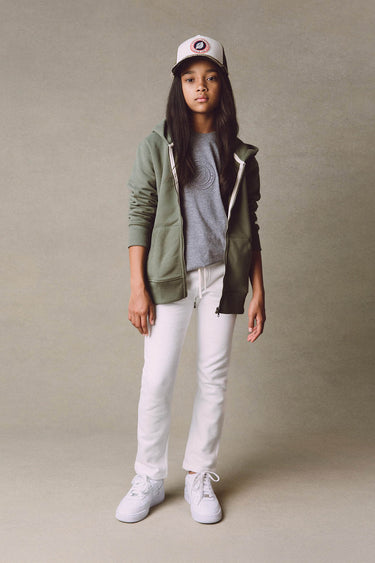 KID F ICONIC ZIP LEAF