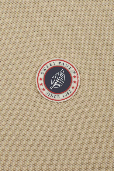 KID FADED POLO WHITE PEPPER