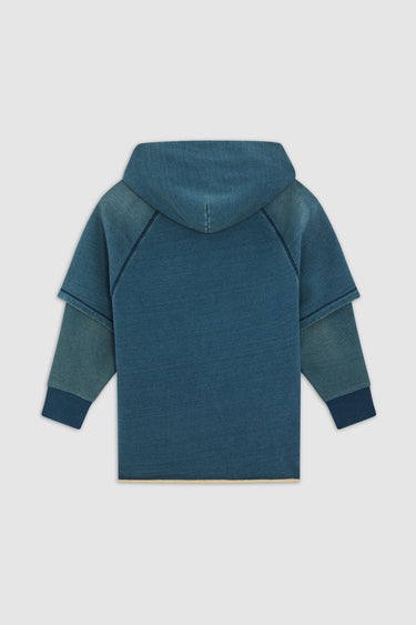 KID INDIGO HOOD ML DIRTY