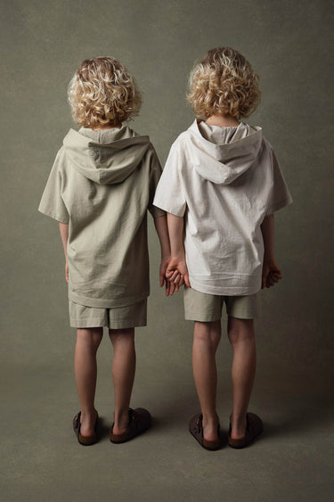 KID JERSEY SHORT CREAM