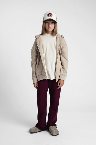 KID ENDLESS ZIP WHITE PEPPER