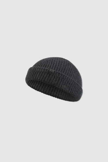 MINI BEANIE BLACK MARL