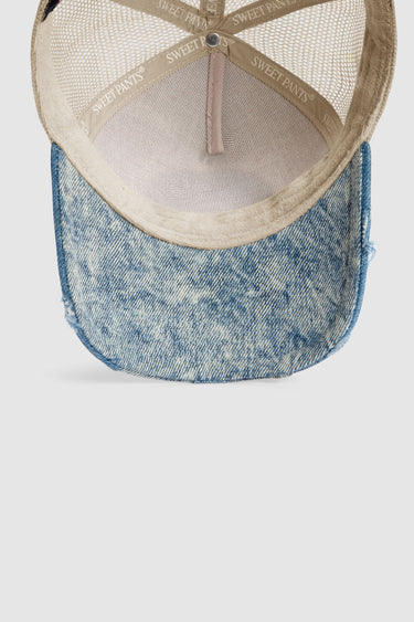 PATCHWORK CAP WHITE PEPPER