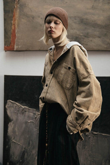 LA CHEMISE CORDE WHITE PEPPER