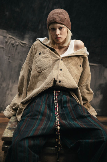 LA CHEMISE CORDE WHITE PEPPER